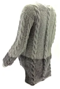 2-colored Tri-Cable Sweater Gep.Da-14-11