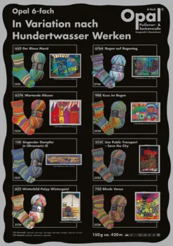 Opal Sock yarn Hundertwasser III