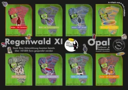 Opal strømpegarn Regenwald XI 4-trd