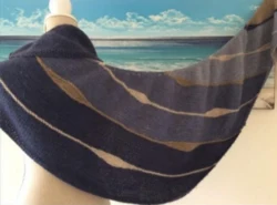 1000 Blue Bobles shawl pattern