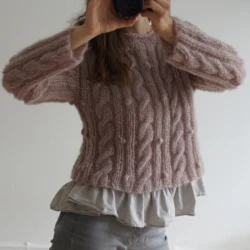Gepard Cropped Mohair Sweater D
