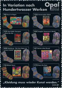 Opal Sock yarn Hundertwasser III