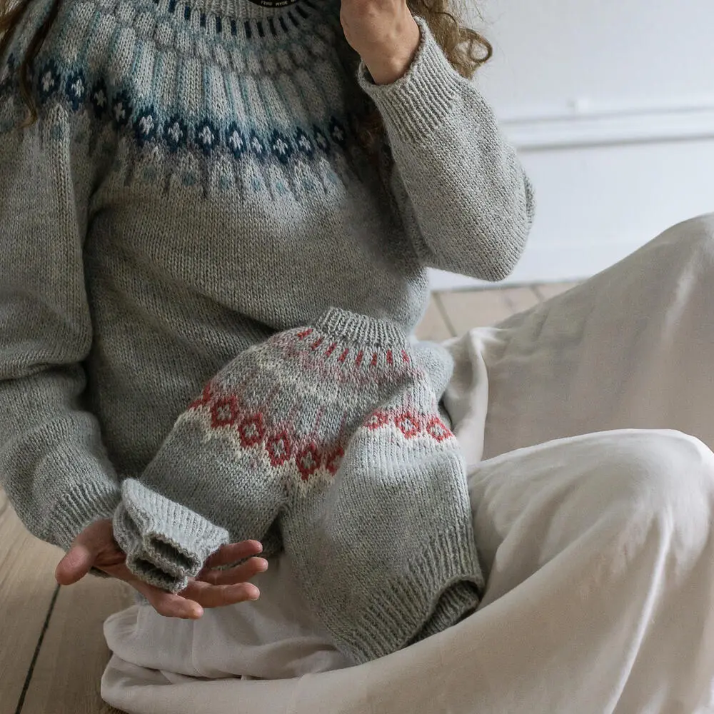 Traditionel Strik- Isbjerg Sweaterr– opskriften som download