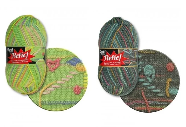 Opal sock yarn Relief 1 - 4-trd