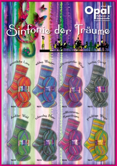 Opal Sock yarn Sinfonie der Traume - 4tr