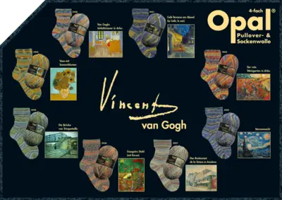 Opal Strømpegarn Vincent Van Gogh 4trd