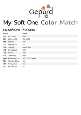 Color match: My soft one
